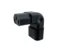 Preview: Power adapter C13 to C14 angled, YL-3212L-2 IEC 60320-C13/14 horizontal angled, top/bottom